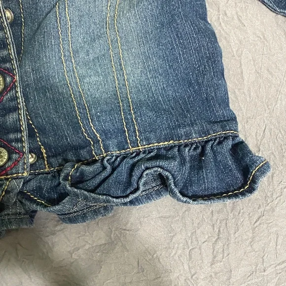 Arizona Vintage Feel Denim Jacket with Hood - Picture 6 of 7